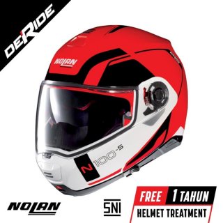 Nolan N100-5 Consistency N-Com Col. 023 (Corsa Red)