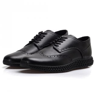 24. Kenzios Sepatu Formal Pria Albert Black Series, Cocok Dipakai dalam Acara Formal