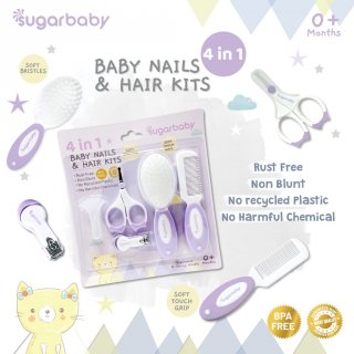 28. Sugar Baby 4 in 1 Baby Nail & Hair Kits untuk Merawat Bayi