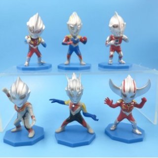 Mainan Ultraman Action Figure Set Isi 6 Cake Topper