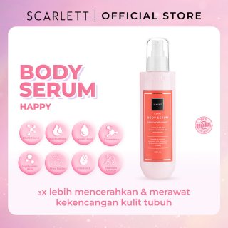 Scarlett Whitening Body Serum Happy