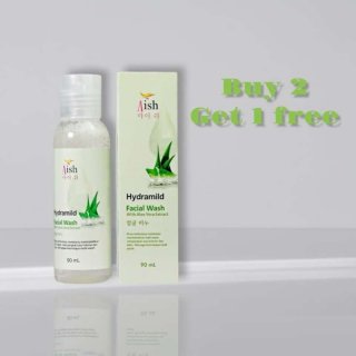 Aish Facial Wash Korea With Aloe Vera Extract 90ml - Korean 90 ml