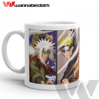 24. Gelas Mug dengan Karakter Naruto dari Bahan Keramik 