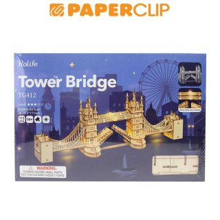 4. Puzzle Rolife Tg412 Tower Bridge, Seru untuk Pecinta Puzzle