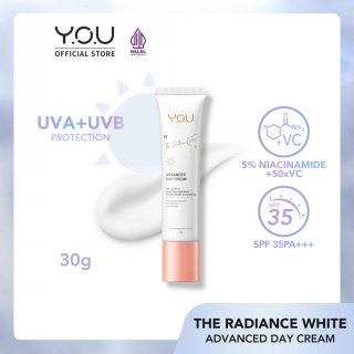 9. YOU Radiance White Day Cream, Dilengkapi SPF 35 PA+++ untuk Melindungi dari Sinar UV