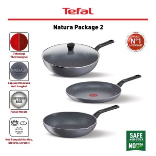 Tefal Natura Package Set 2 Wajan Panci