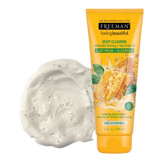 Freeman Deep Cleansing Manuka Honey + Tea Tree Oil Clay Mask and Cleanser  
