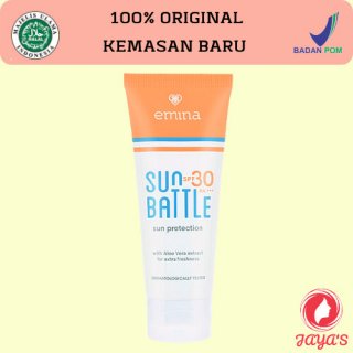 EMINA Sun Battle SPF 30 Sun Protection 60mL PA+++ Sunblock | Sunscreen