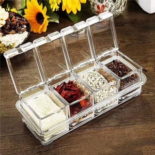 Container Bumbu Dapur Set Acrylic