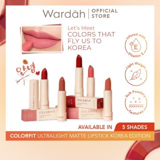 Wardah Colorfit Ultralight Matte Lipstick - Korean Limited Edition