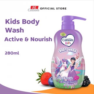 28. Cussons Kids Body Wash Active & Nourish, Sabun Mandi Beraroma Blueberry yang Tahan Lama