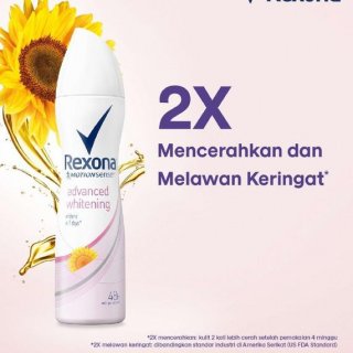 Rexona Women Deodorant Spray Advanced Whitening