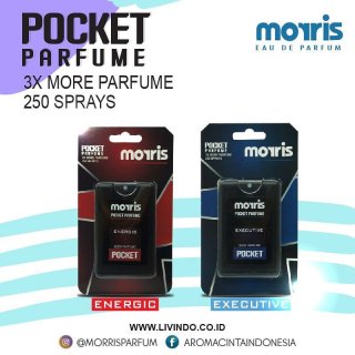 12. Morris Pocket Parfum Kantong Pria, Cocok untuk Pria yang Pemberani
