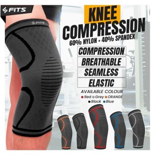 SFIDN FITS Knee Compression Pad Brace Support Double Loop Pelindung