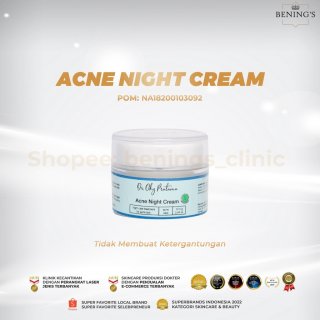 3. Bening's Acne Night Cream