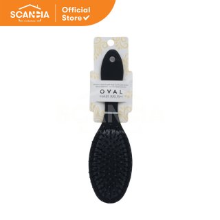 SCANDIA Sisir Hair Brush Oval Soft Touch Matte