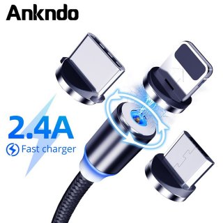 1. Ankndo 1M Charging Cable Magnetik Charger