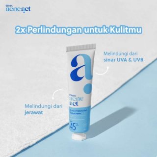 2. ERHA Acneact Acne Protection Sunscreen SPF45 PA+++