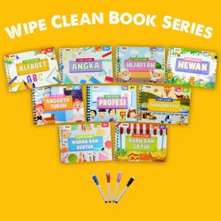 15. Zivana Kids Wipe Clean Book Series, Hadiah Ulang Tahun Anak di Usia Emas