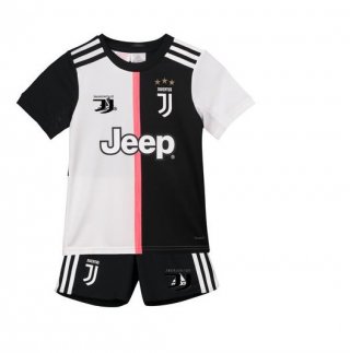 2019/2020 Juv Jersey Anak Anak Sepak Bola Kaus Sepak Bola Bahan Jersi Kaus Pakaian Olahraga Baju + Celana Pendek (Beli 5 Dapat 1 Gratis)