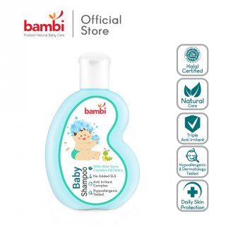 13. Bambi Baby Shampoo untuk Menebalkan Rambut Bayi