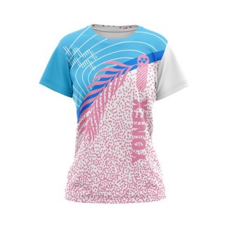 Baju Kaos Jersey Olahraga Badminton Wanita Custom Printing