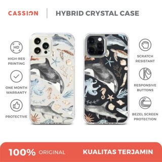 Cassion Sea Dwellers Hybrid Crystal Case iPhone