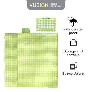 Vusign Picnic Mat / Tikar Piknik Lipat Anti Air Kain Oxford Tebal VS88X