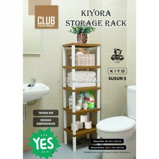 2. Club Kiyora Rak Serbaguna Plastik/Rak Bunga