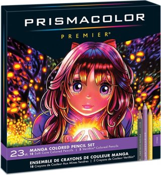 Prismacolor Premier Colored Pencils, Manga Colors, 23count