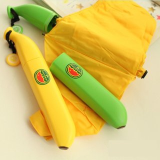 Payung Lipat Mini Cute Bentuk Pisang Banana Umbrella