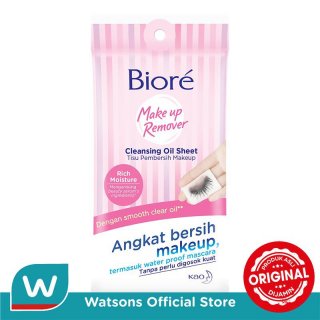 26. Biore Makeup Remover Cleansing Oil Sheet