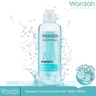 1. Wardah Nature Daily Seaweed Clean Micellar Water, Permbersih Make Up dengan Ekstrak Seaweed