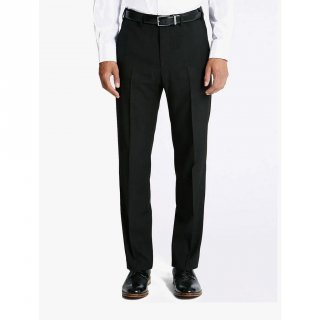21. MARKS & SPENCER Regular Fit Flat Front Trousers, Look Profesional