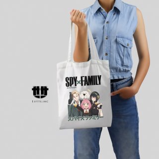 18. Spy X Family Tote bag Anime, Muat Banyak Barang