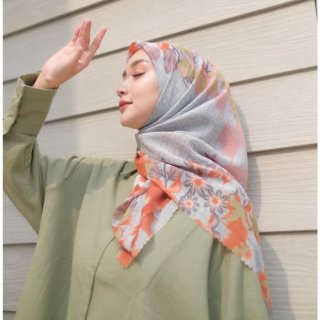 Harramu Laser Cut Hijab - Nessy Print