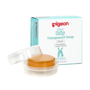 Pigeon Baby Transparent Soap With Case