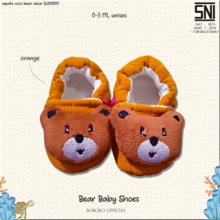 18. Sepatu bayi newborn 0-3 Bulan Beruang Boboko