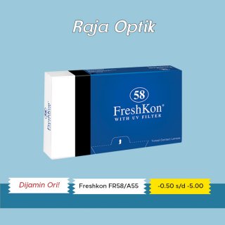 FreshKon 58 Clear Contact Lenses