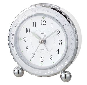 美しさだけでなく　目覚まし本来の「起こす」機能も発揮する実力派クロック