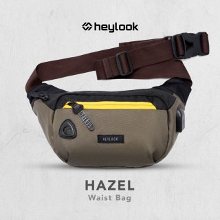20. HEYLOOK Official - Tas Selempang Pria Waterproof Waist Bag Hezel, Nyaman untuk Hangout