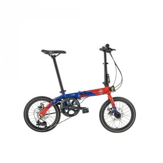 17. Folding Bike Foldx X2 Spiderman Edition - Blue Red untuk Versi Dewasa 