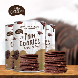 WoCA Thin Cookies Krunz Chocolate Dark Chocolate