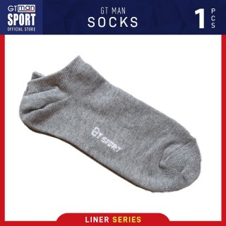 Kaos Kaki GT MAN CCS SN-01 - Grey Men Short Socks