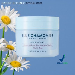 NATURE REPUBLIC Natural Made Blue Chamomile Calming Toner Pad