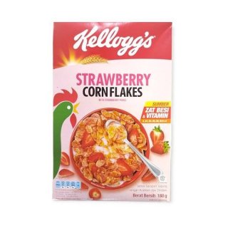 Kelloggs Sereal Corn Flakes Strawberry