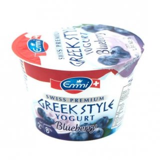 Emmi Yogurt Greek Rasa Bluberi 150 g