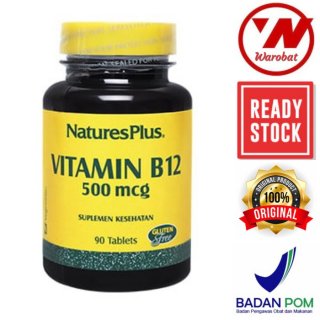 Natures Plus Vitamin B12 500 Mcg