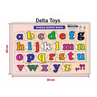 Mainan Edukasi Anak puzzle Huruf Kecil Kado Ultah Anak Laki Perempuan Balita 2 3 4 5 Tahun