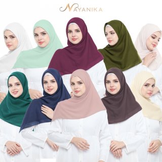 Nayanika Hijab Voal Premium Polos
